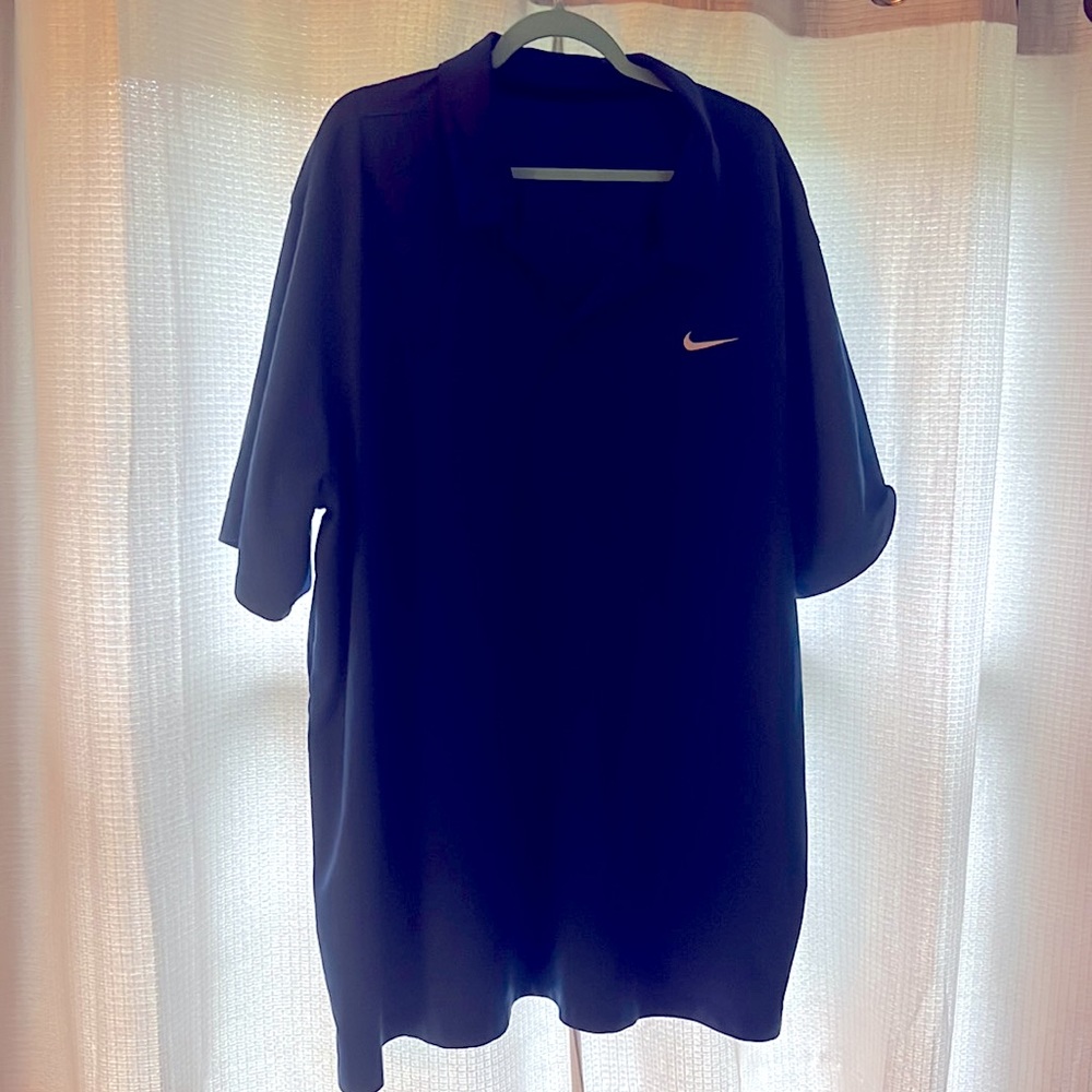 Nike Dri Fit 3XLT Royal Blue Golf Polo